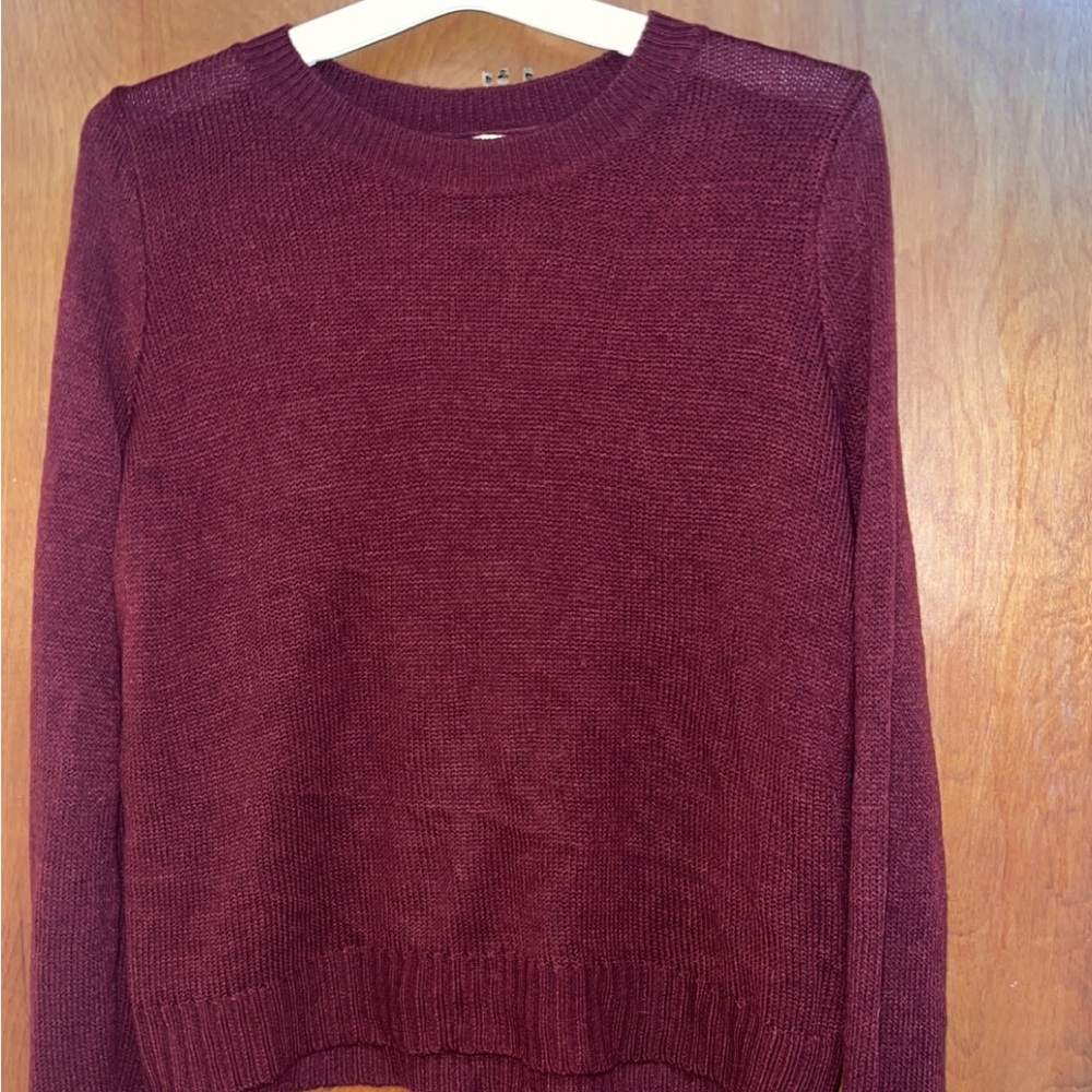 H&M Burgandy Sweater for Women size Small